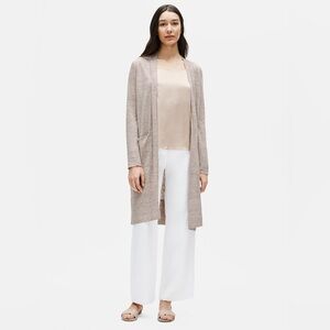 Eileen Fisher Organic Linen Melange Long Cardigan
Like a new condition L